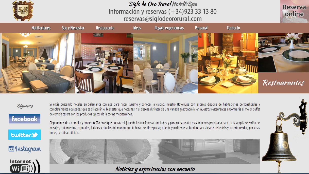 Web de Siglo de Oro Rural